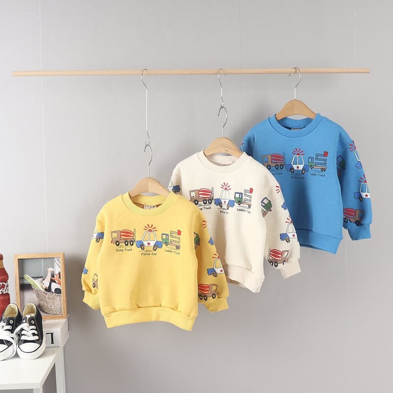 Olive denim - Korean Children Fashion - #Kfashion4kids - Car Tee - 2