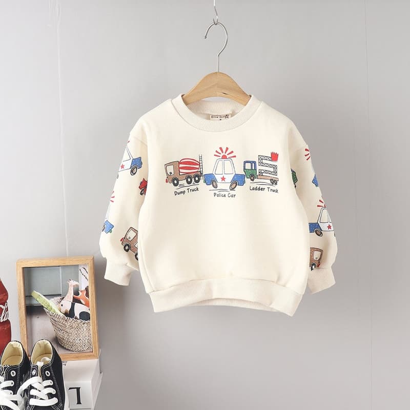 Olive denim - Korean Children Fashion - #childofig - Car Tee - 7