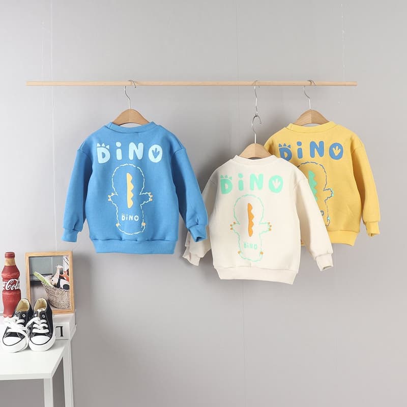 Olive denim - Korean Children Fashion - #prettylittlegirls - Doll Dino Tee - 4