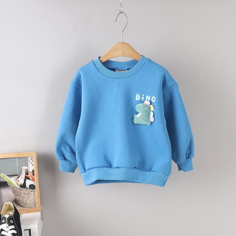 Olive denim - Korean Children Fashion - #childofig - Doll Dino Tee - 5