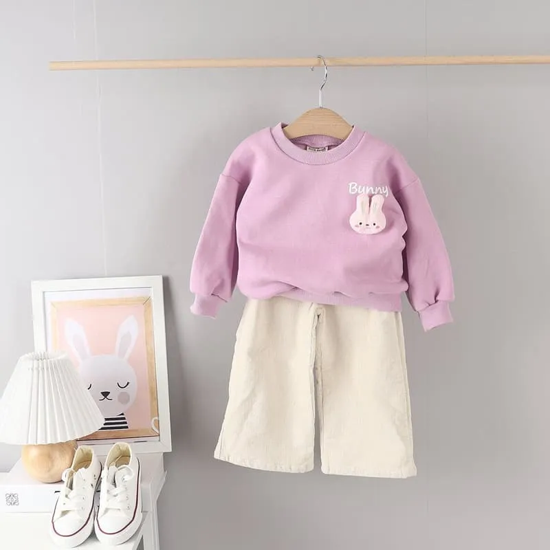 Olive denim - Korean Children Fashion - #discoveringself - Doll Bunny Tee - 10