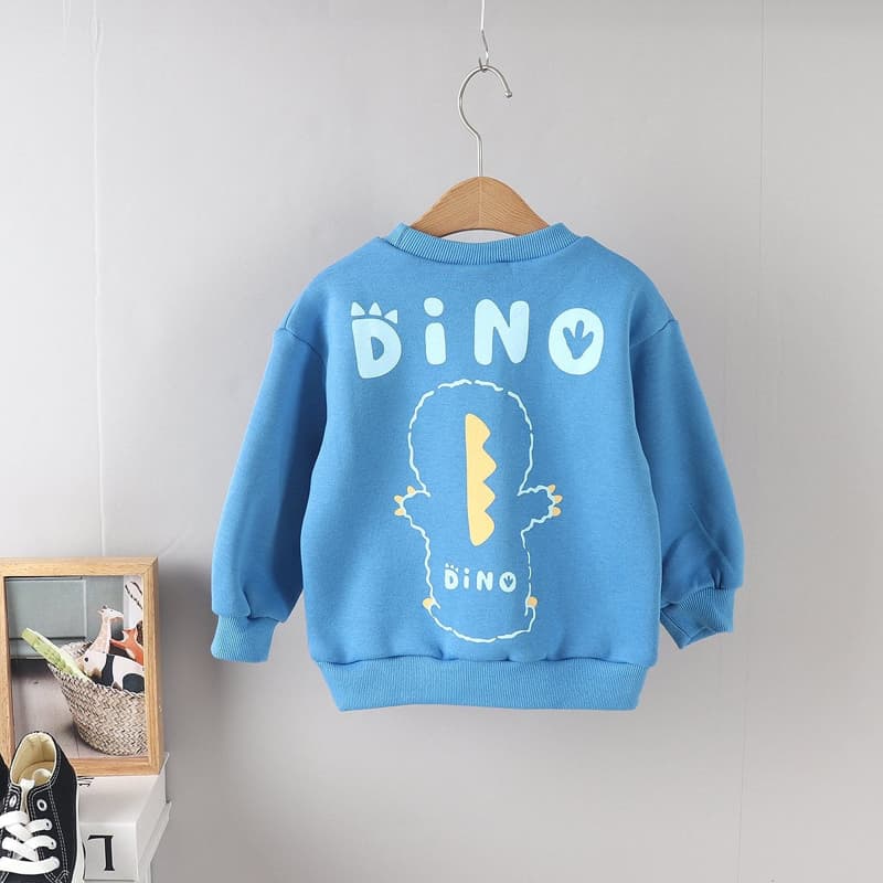 Olive denim - Korean Children Fashion - #discoveringself - Doll Dino Tee - 8