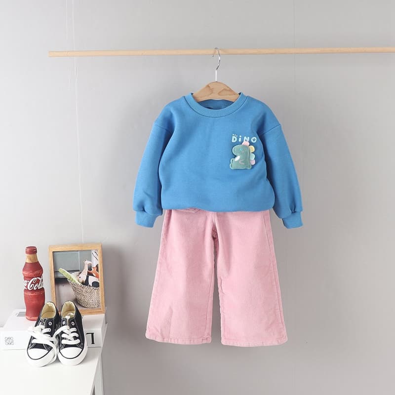 Olive denim - Korean Children Fashion - #fashionkids - Doll Dino Tee - 9