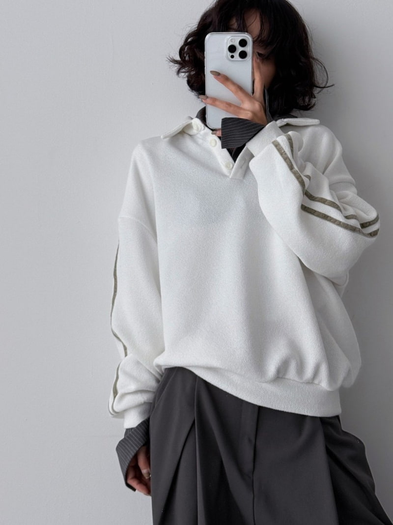 One the woman - Korean Women Fashion - #pursuepretty - Half Collar Pullover - 2