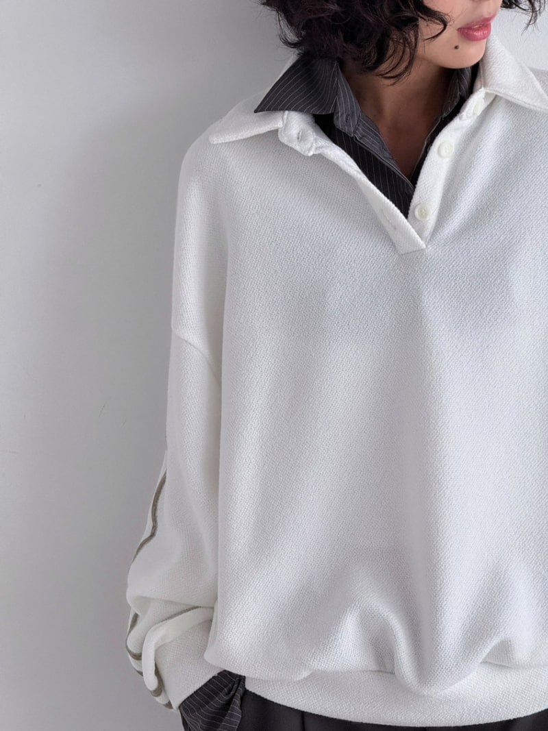 One the woman - Korean Women Fashion - #thelittlethings - Half Collar Pullover - 7