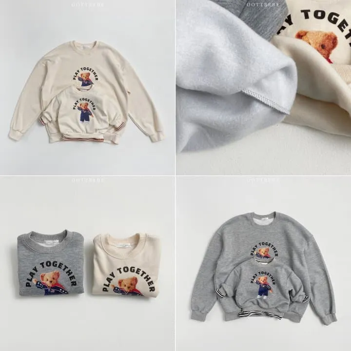 Oott Bebe - Korean Children Fashion - #fashionkids - Play Together Sweatshirts - 11