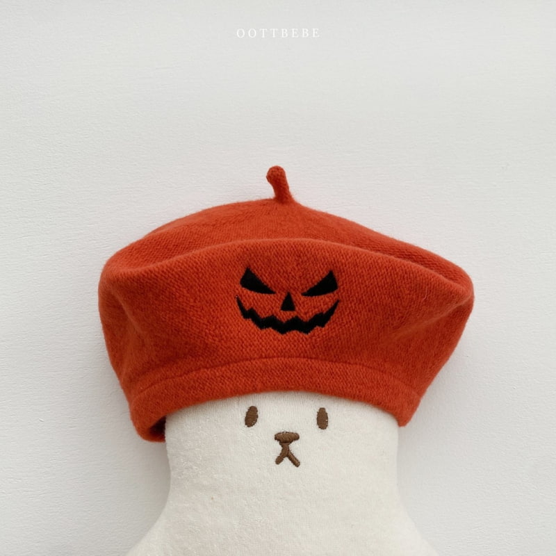 Oott Bebe - Korean Children Fashion - #magicofchildhood - Ghost Knit Beret - 3