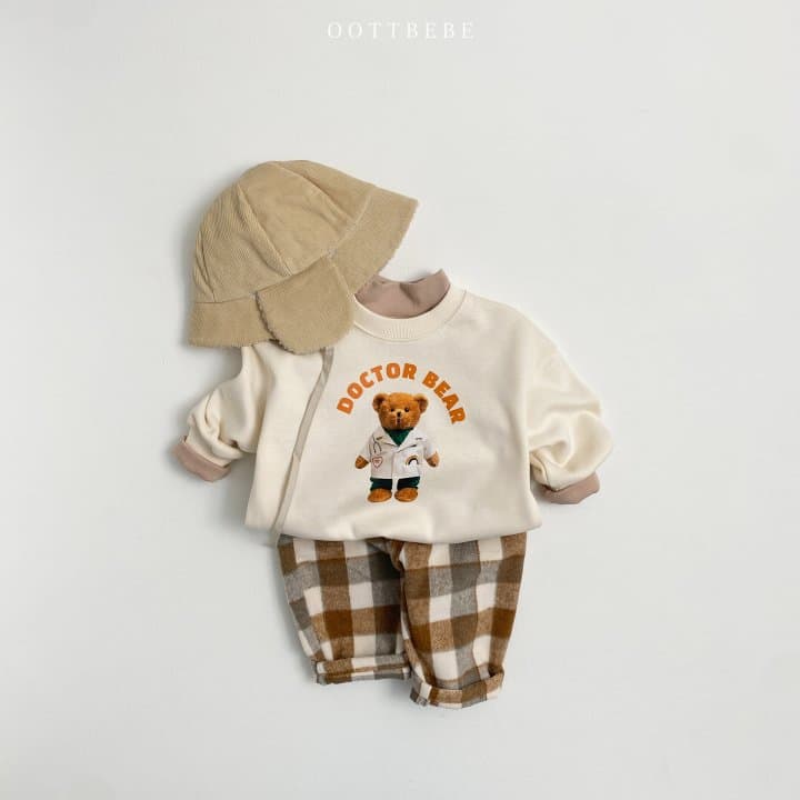 Oott Bebe - Korean Children Fashion - #magicofchildhood - Doctor Bear Sweatshirts - 4