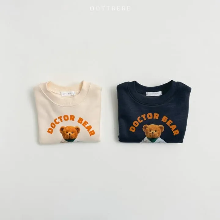 Oott Bebe - Korean Children Fashion - #stylishchildhood - Doctor Bear Sweatshirts - 8