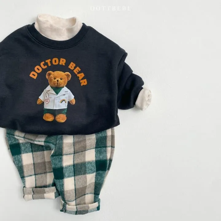 Oott Bebe - Korean Children Fashion - #toddlerclothing - Doctor Bear Sweatshirts - 7