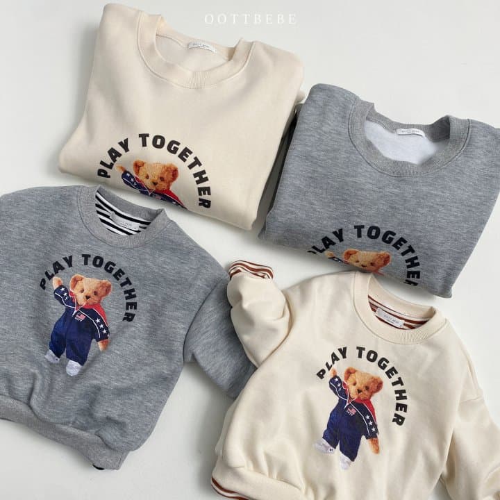 Oott Bebe - Korean Children Fashion - #toddlerclothing - Play Together Sweatshirts - 5