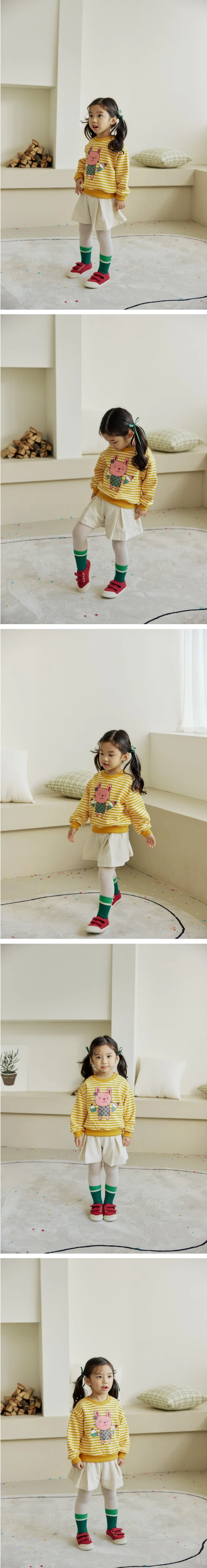 Orange Mom - Korean Children Fashion - #kidsstore - Rabbit Sweatshirt - 2