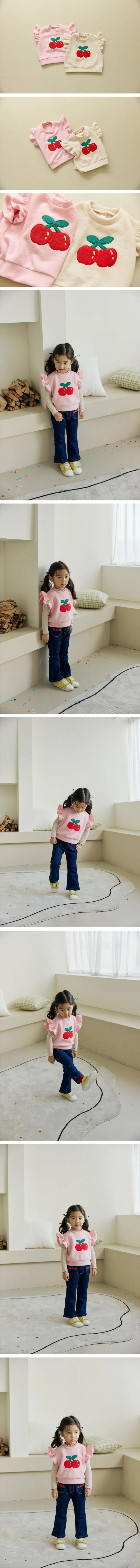 Orange Mom - Korean Children Fashion - #prettylittlegirls - Cherry Vest