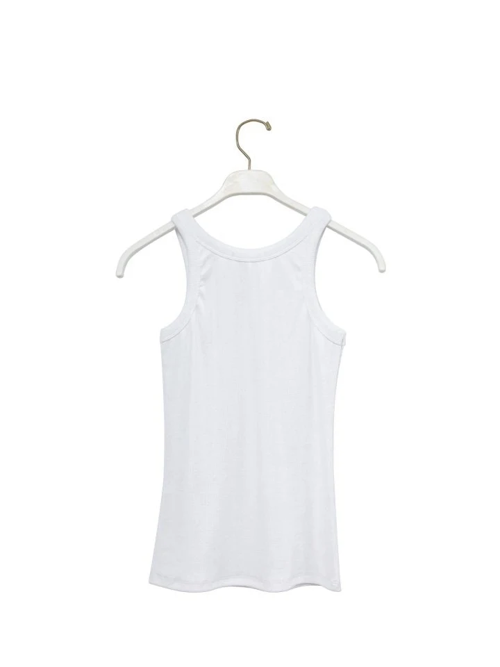 Paper Moon - Korean Women Fashion - #thelittlethings - ​Sleeveless Rib Jersey Tank Top - 4