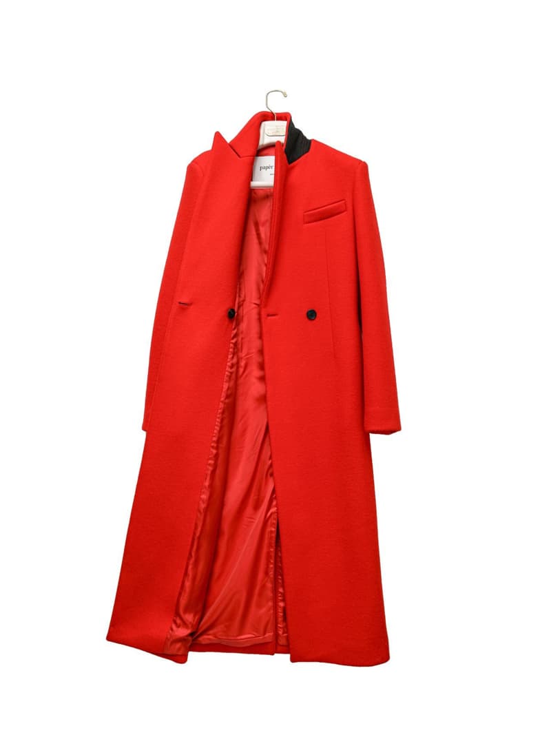 Paper Moon - Korean Women Fashion - #momslook - Virgin 100% Wool Peak Lapel Tailored Maxi Coat - 11