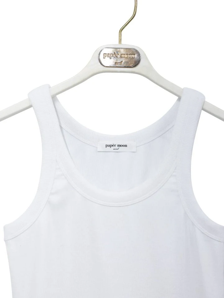 Paper Moon - Korean Women Fashion - #womensfashion - ​Sleeveless Rib Jersey Tank Top - 5