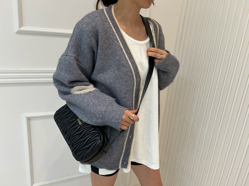 Pearls room - Korean Women Fashion - #restrostyle - Smile Cardigan - 6