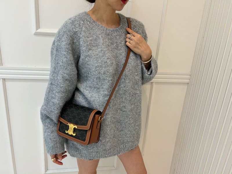 Pearls room - Korean Women Fashion - #thelittlethings - Round Knit Sweater - 9