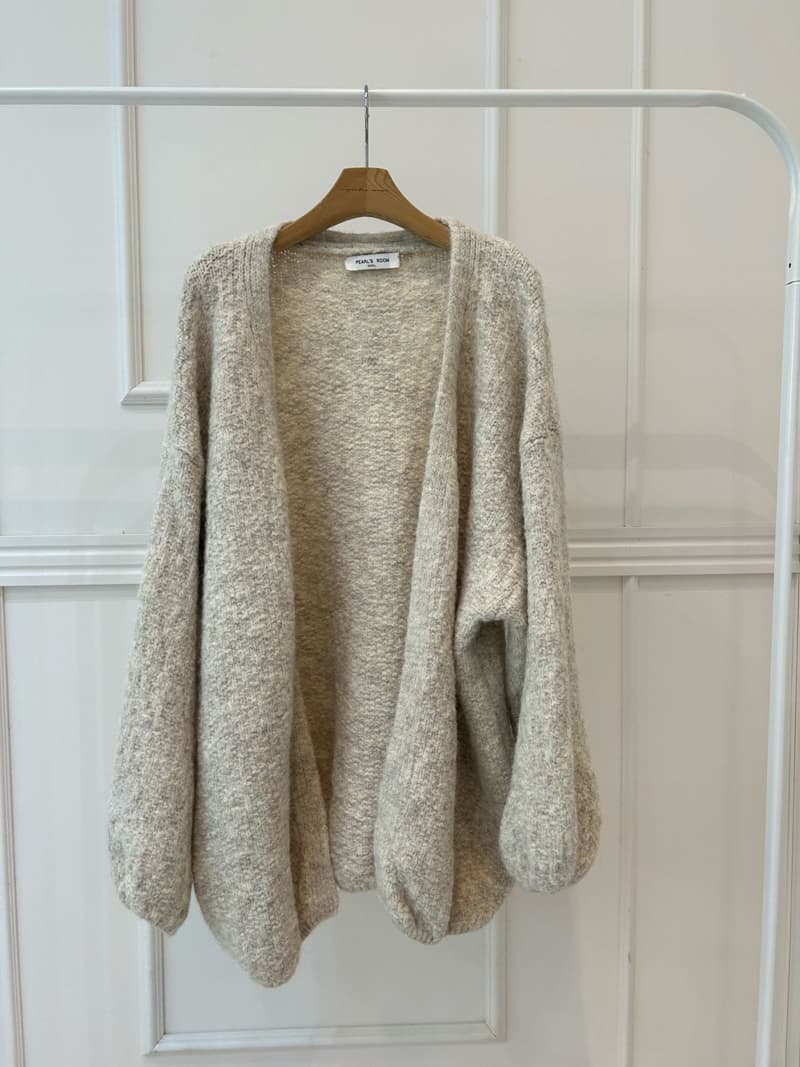 Pearls room - Korean Women Fashion - #thelittlethings - Volumn Cardigan - 7