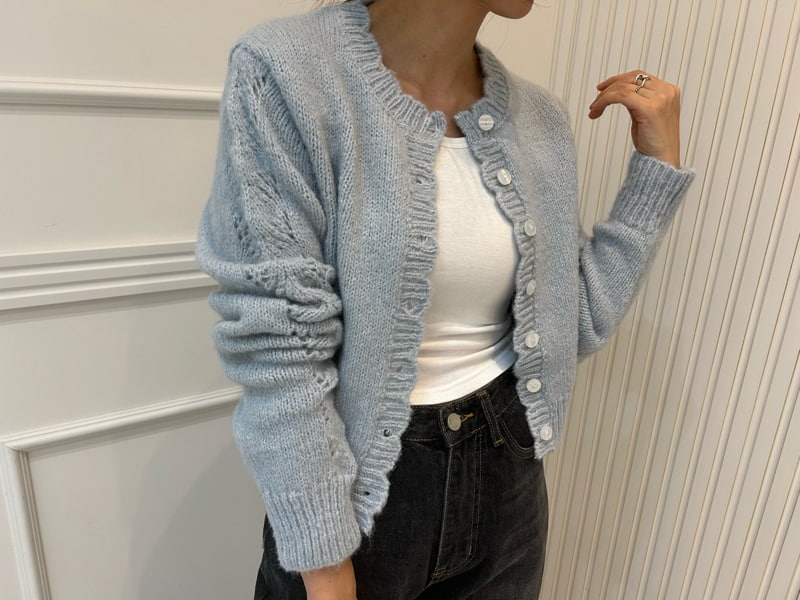 Pearls room - Korean Women Fashion - #vintageinspired - Scaci Cardigan - 5