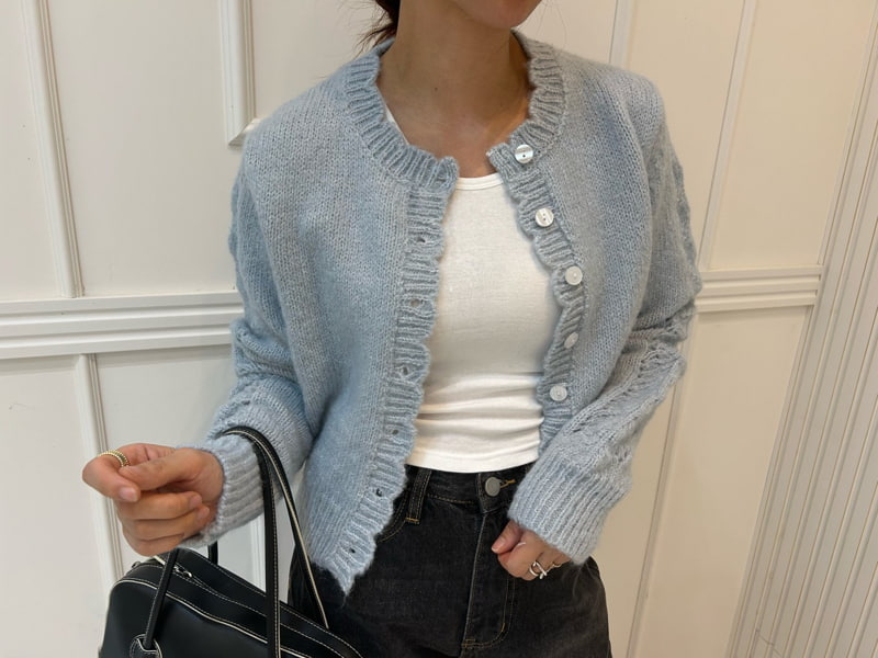 Pearls room - Korean Women Fashion - #momslook - Scaci Cardigan - 4