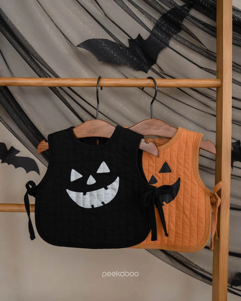 Peekaboo - Korean Baby Fashion - #babyboutique - Pumpkin Bib - 3