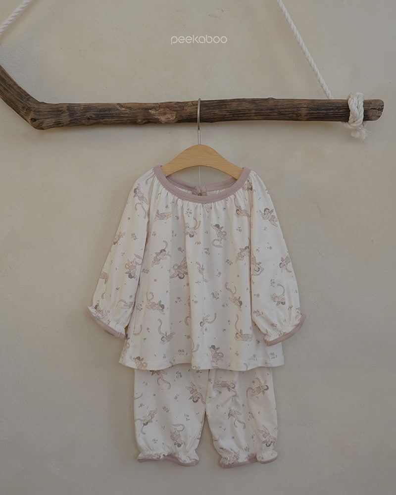 Peekaboo - Korean Children Fashion - #fashionkids - Long Angela Pajamas - 2