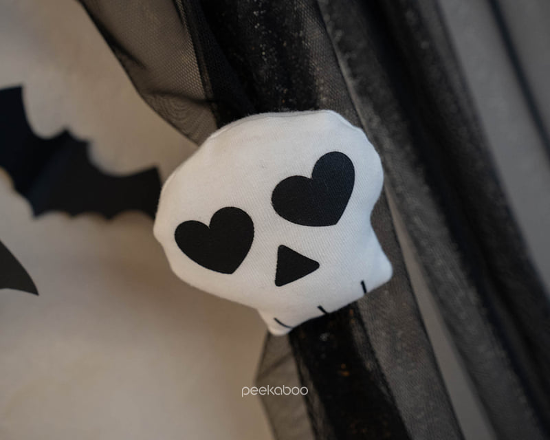 Peekaboo - Korean Children Fashion - #kidsshorts - Heart Skull Hairpin - 3