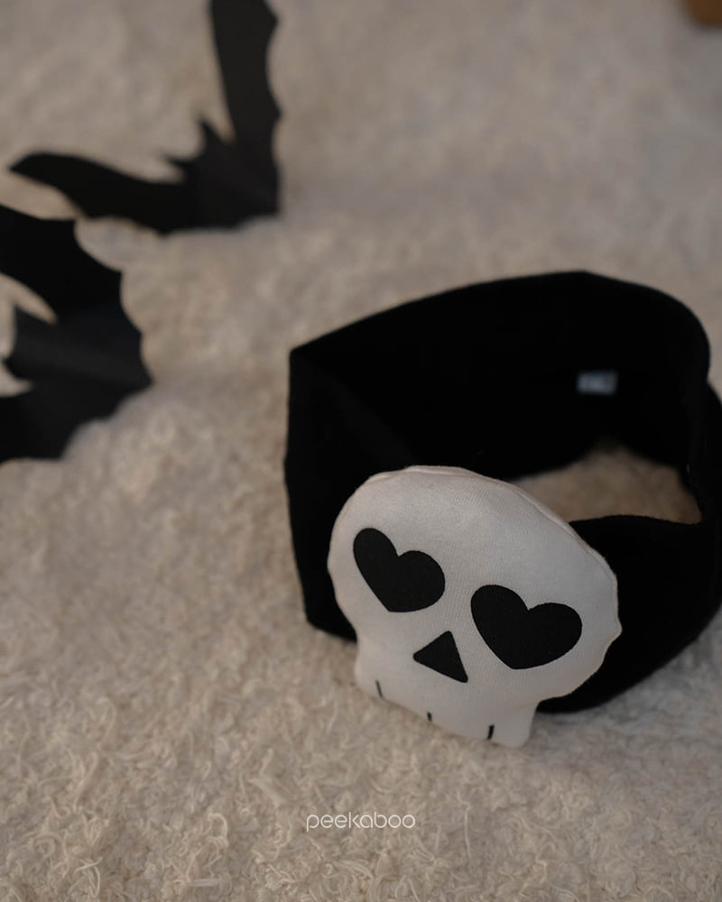 Peekaboo - Korean Children Fashion - #kidsstore - Heart Skull Hairband - 3