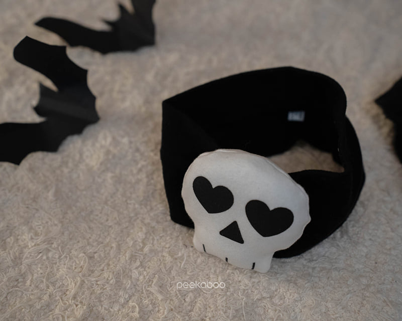 Peekaboo - Korean Children Fashion - #kidsstore - Heart Skull Hairband - 4