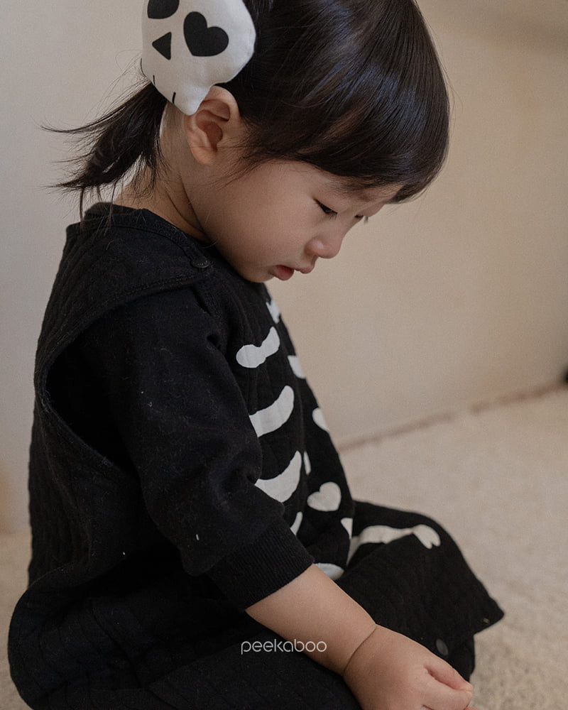 Peekaboo - Korean Children Fashion - #magicofchildhood - Heart Skull Hairpin - 8