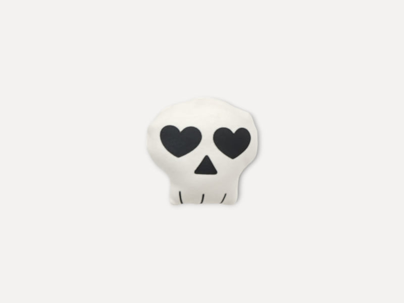 Peekaboo - Korean Children Fashion - #prettylittlegirls - Heart Skull Hairpin - 10