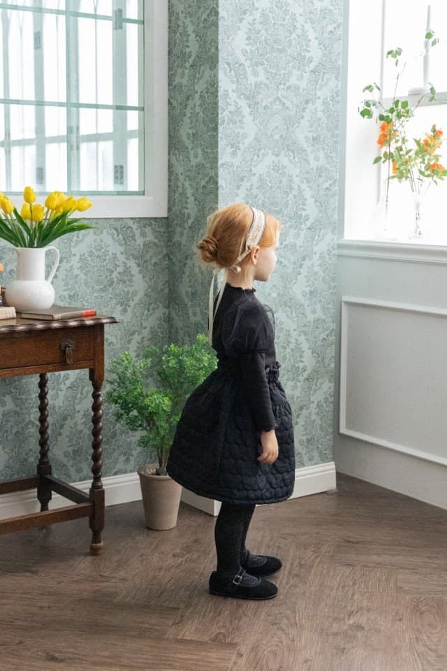 Perrobebe - Korean Children Fashion - #childofig - Lily Heart Padded Skirt