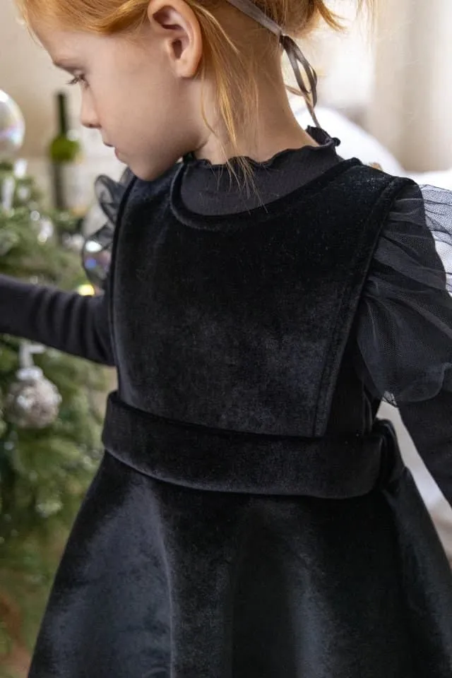 Perrobebe - Korean Children Fashion - #kidsstore - Olivia Velvet Dress - 6