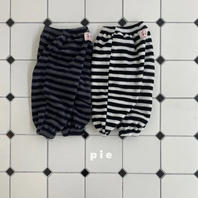 Pie - Korean Children Fashion - #childofig - Shake Stripe Jogger Pants - 2