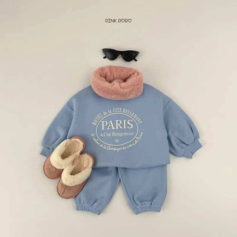 Pinkroro - Korean Children Fashion - #childofig - Paris Fleece Set - 12