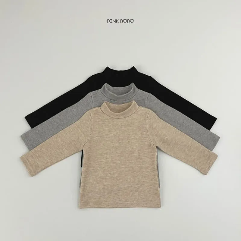 Pinkroro - Korean Children Fashion - #childofig - Apple Mock Turtleneck Tee - 2