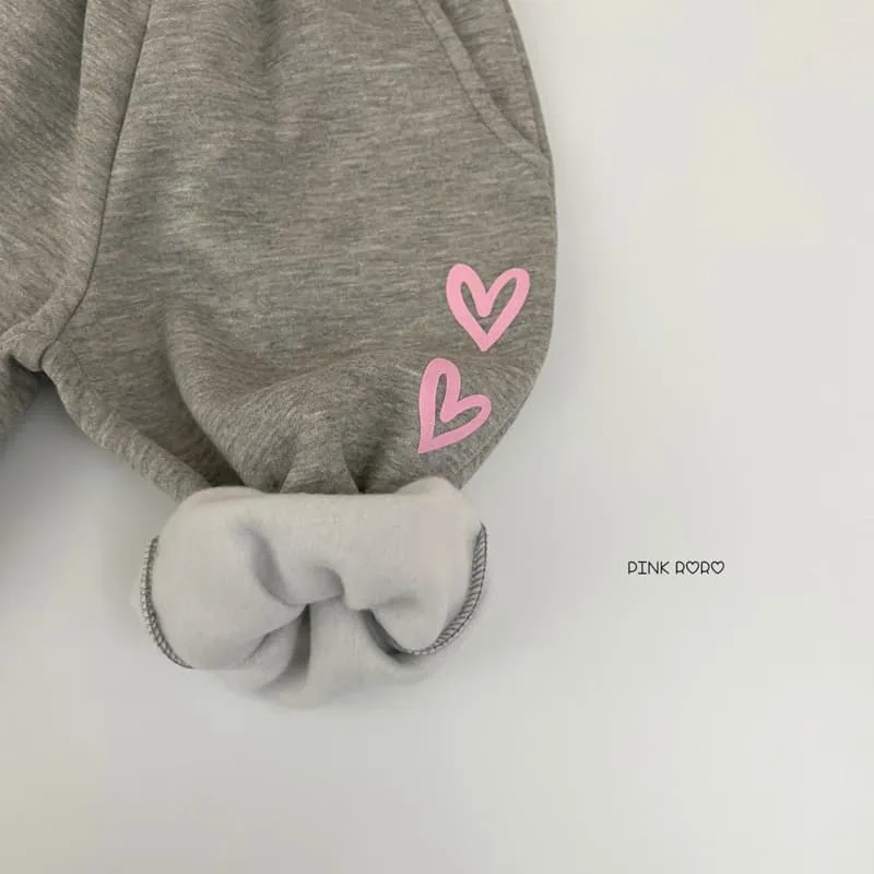 Pinkroro - Korean Children Fashion - #childofig - New Heart Jogger Pants - 12