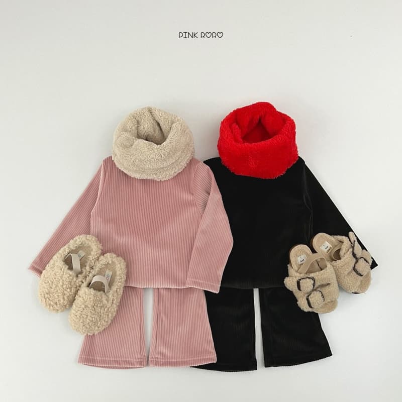 Pinkroro - Korean Children Fashion - #designkidswear - Stella Mock Turtleneck Bootcut Set - 12