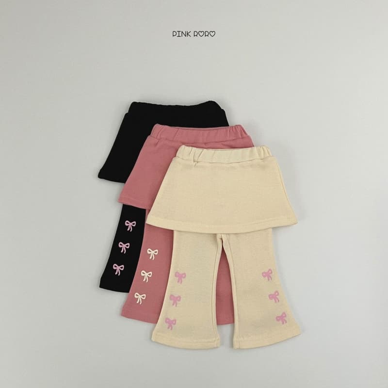 Pinkroro - Korean Children Fashion - #toddlerclothing - Bedi Skirt Bootcut Pants - 3