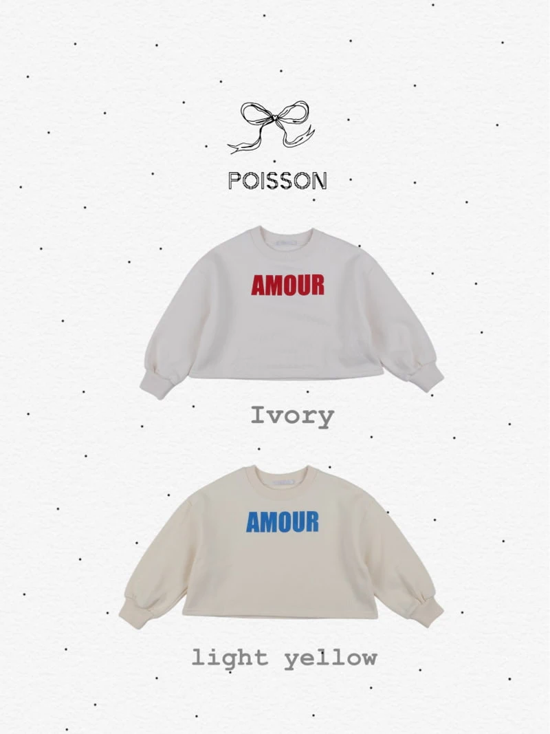 Poisson - Korean Children Fashion - #childofig - Amor Sweatshirt - 11