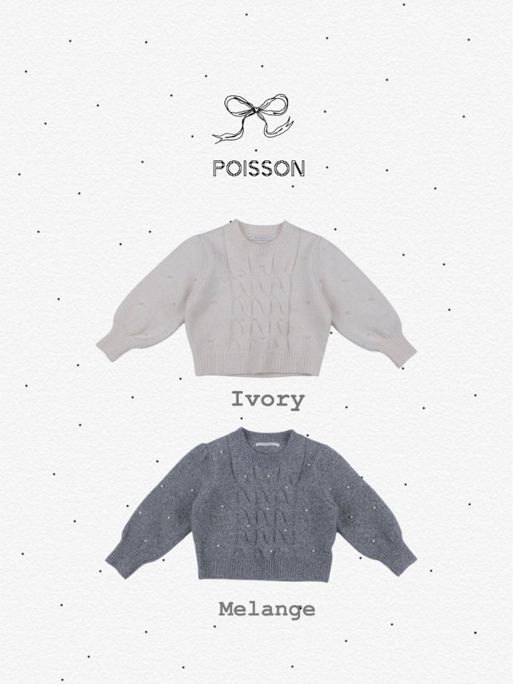 Poisson - Korean Children Fashion - #prettylittlegirls - Winter Pearl Knit - 4