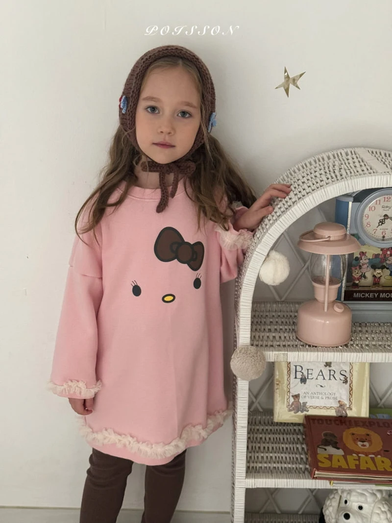 Poisson - Korean Children Fashion - #childrensboutique - Pretty Long Sweatshirt - 5