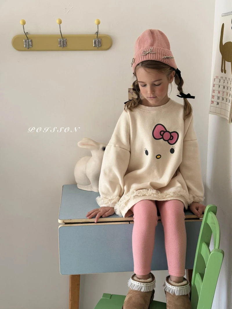 Poisson - Korean Children Fashion - #discoveringself - Pretty Long Sweatshirt - 7