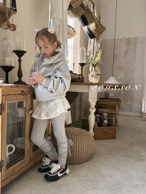 Poisson - Korean Children Fashion - #discoveringself - Lace-up Leggings