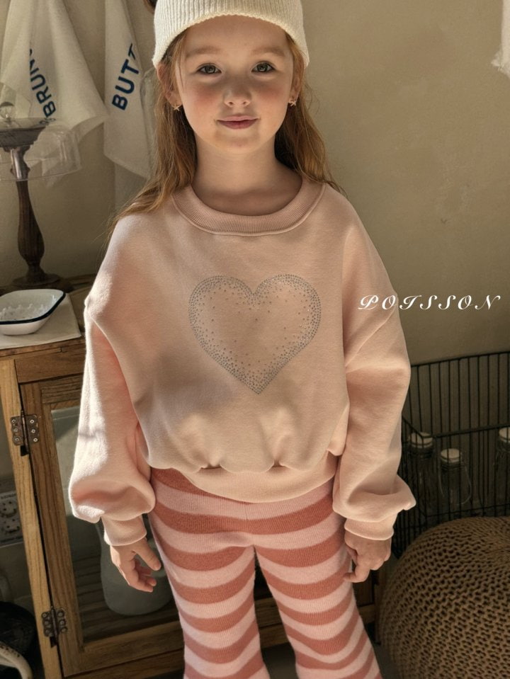 Poisson - Korean Children Fashion - #discoveringself - Heart Sweatshirt - 9