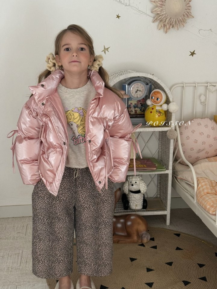 Poisson - Korean Children Fashion - #fashionkids - Leopard Print Brushed Pants