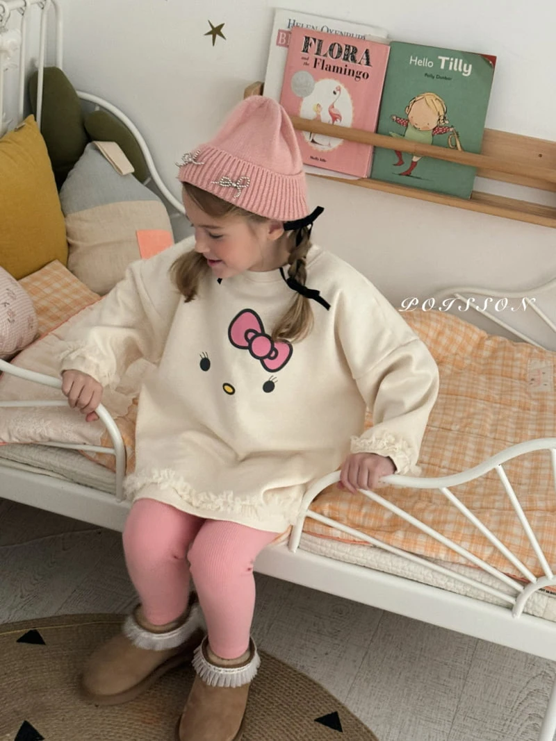 Poisson - Korean Children Fashion - #kidsshorts - Pretty Long Sweatshirt - 9