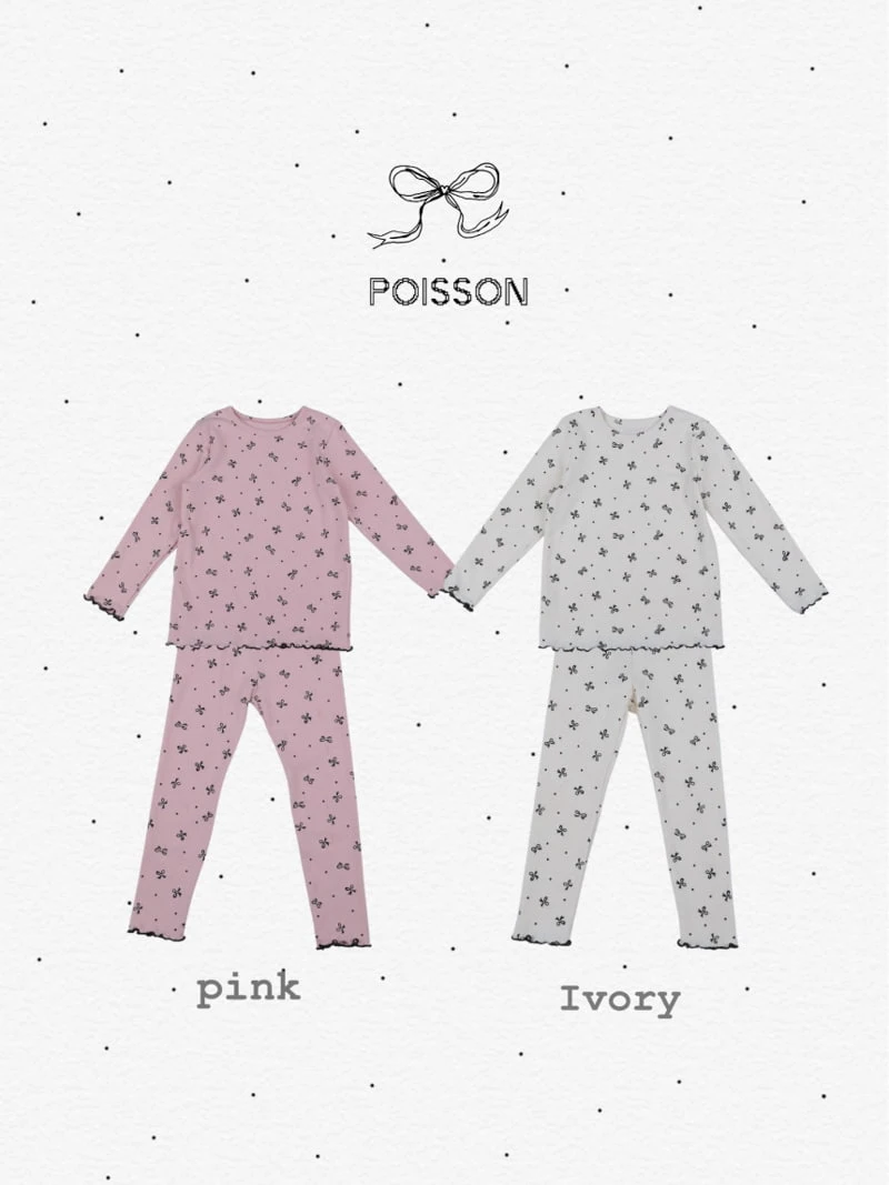 Poisson - Korean Children Fashion - #kidsstore - Ribbon Pajamas - 11