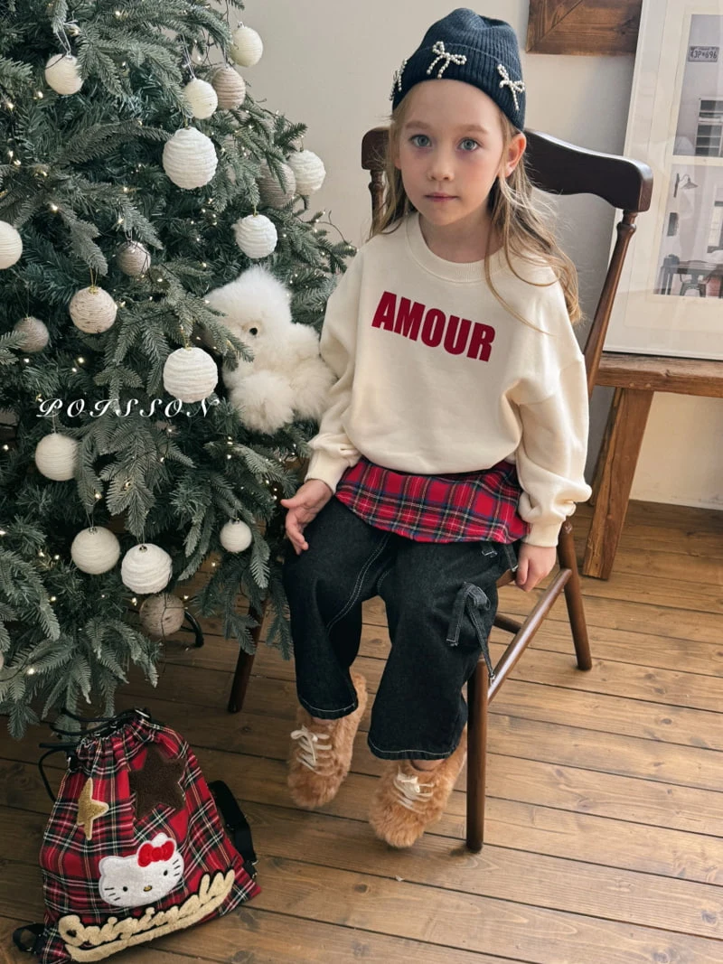 Poisson - Korean Children Fashion - #littlefashionista - Amor Sweatshirt - 6